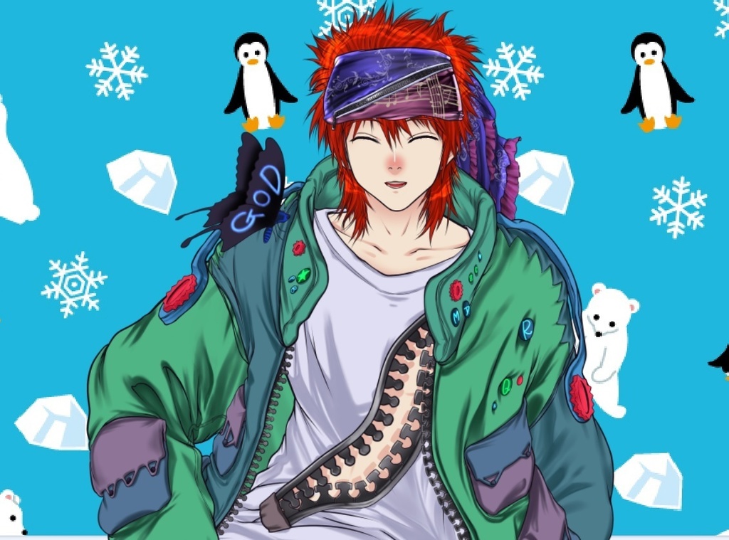 【Live2Dモデル(一体限定)】バンドマン青年@マイク持ち可能