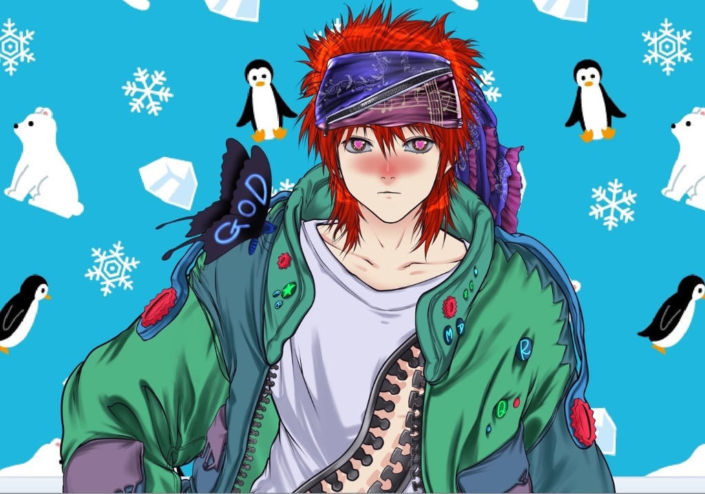 【Live2Dモデル(一体限定)】バンドマン青年@マイク持ち可能