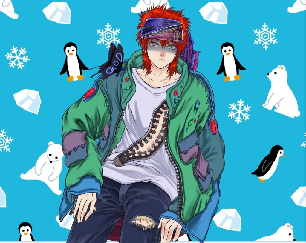 【Live2Dモデル(一体限定)】バンドマン青年@マイク持ち可能