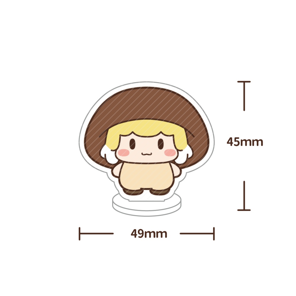 【B品割引品】しいたけちゃんのお友達セット