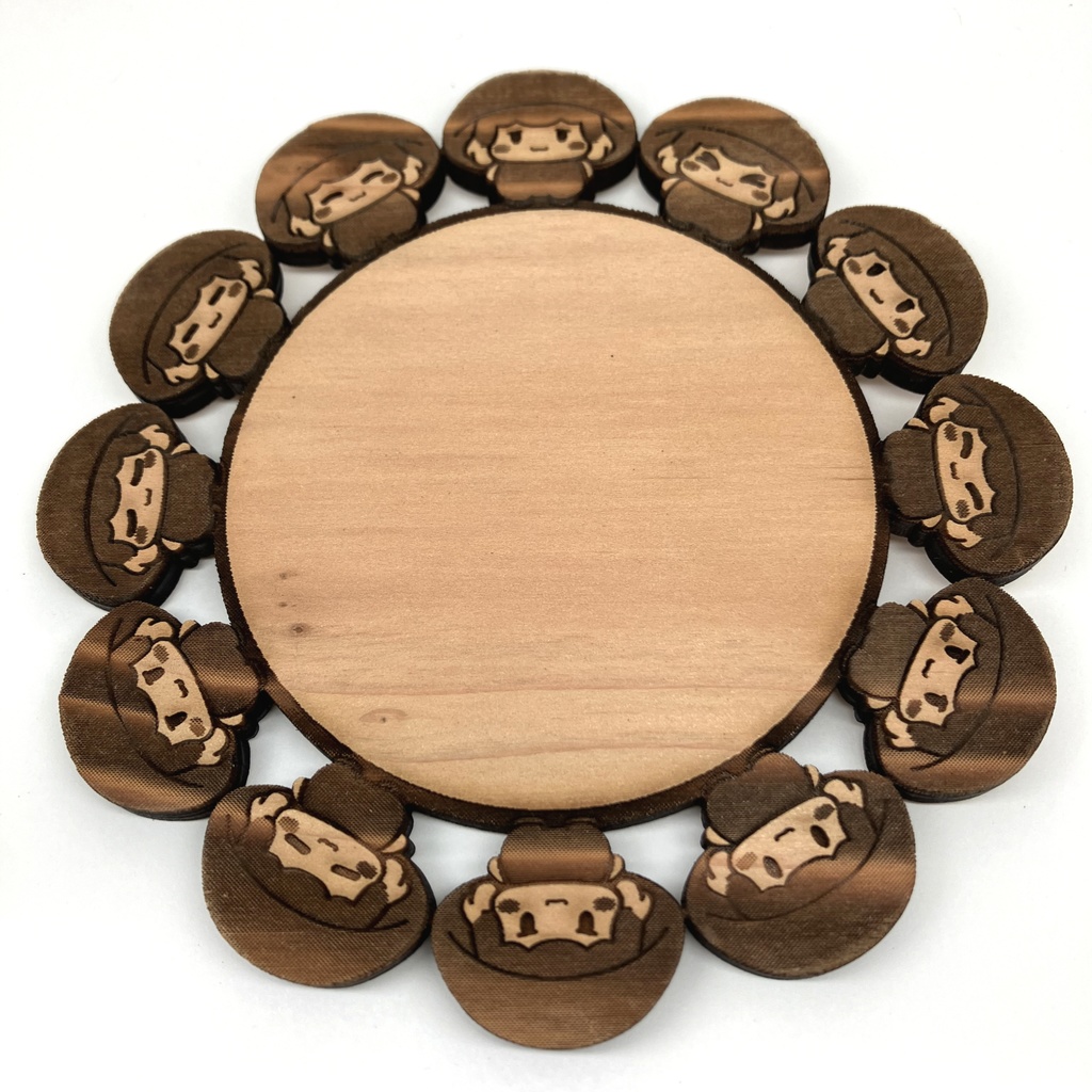 【お試し品】杉のコースターA