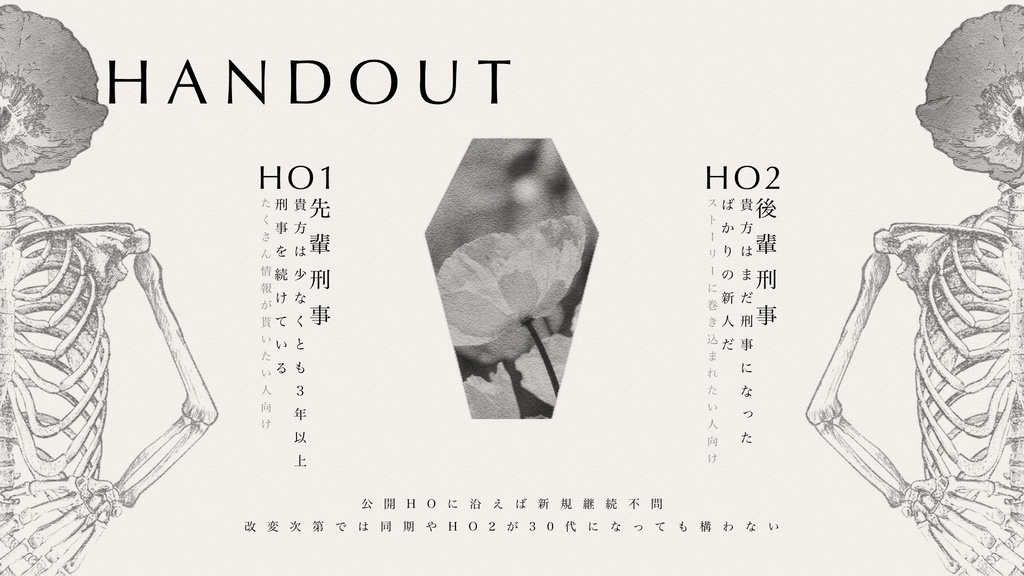 【CoC6版本文無料】拝啓 君へ、アイスランドポピーの花束を【SPLL:E191465】