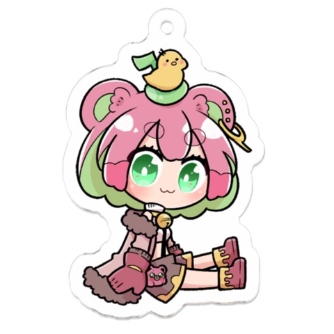 くまのこぴぴこ アクリルキーホルダー
