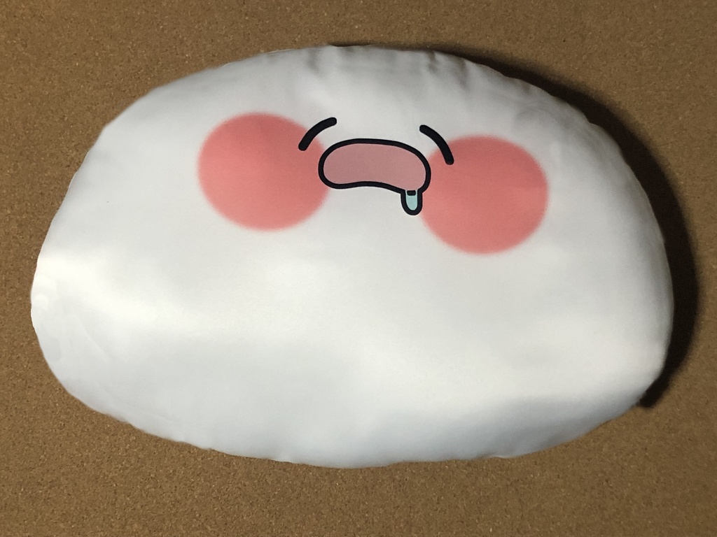 【煙火草れまこ】しろハゲ オリジナルクッション