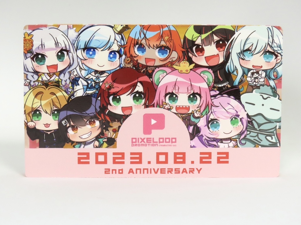 【受注生産】PIXELPOP 2nd Anniversary 記念アクリルブロック