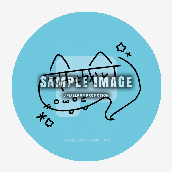 【祇城レイ】缶バッジセット