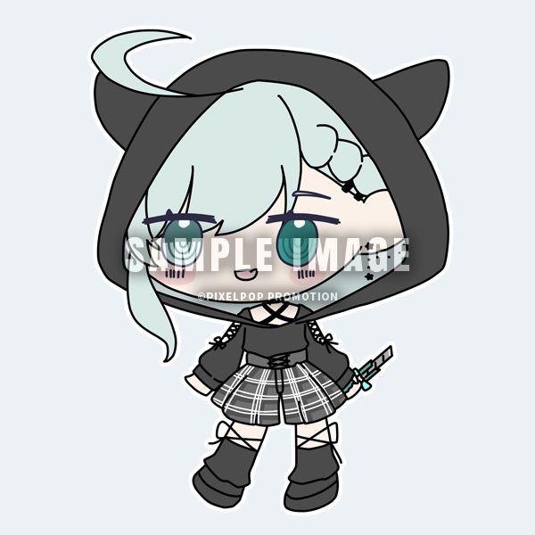 【祇城レイ】かみしろSDアクリルキーホルダー【受注生産】