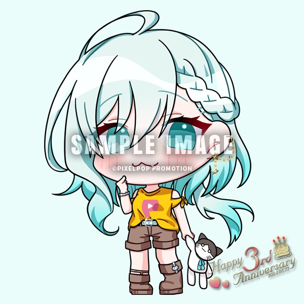 【3周年記念】ピクポTアクリルキーホルダー【受注生産】