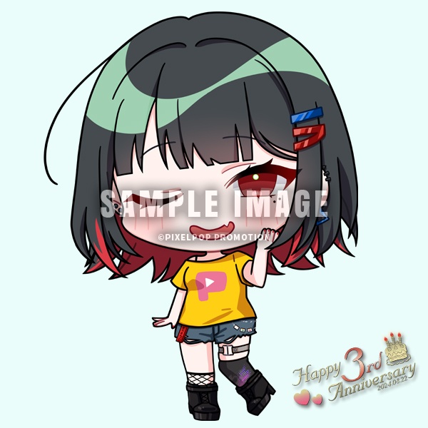 【3周年記念】ピクポTアクリルキーホルダー【受注生産】