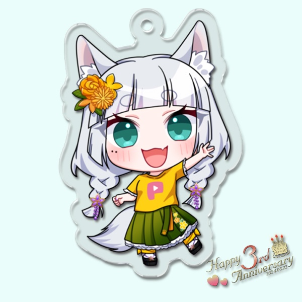 【3周年記念】ピクポTアクリルキーホルダー【受注生産】