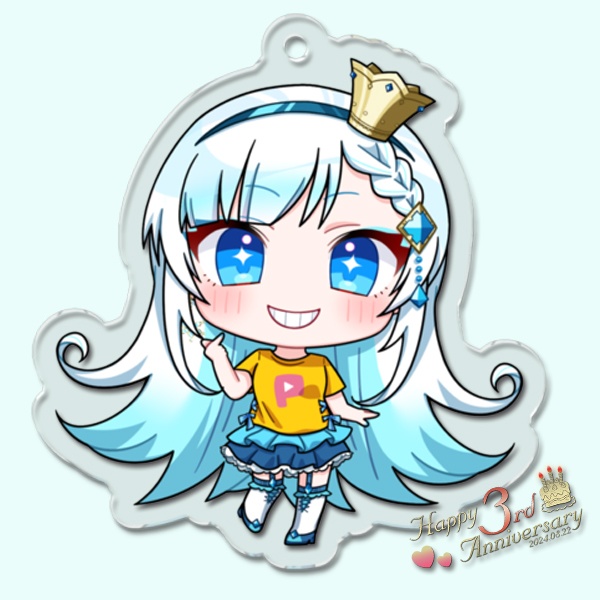 【3周年記念】ピクポTアクリルキーホルダー【受注生産】