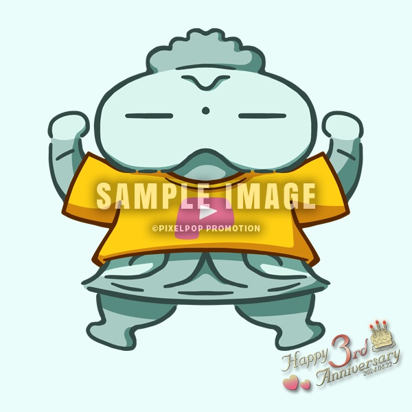 【3周年記念】ピクポTアクリルキーホルダー【受注生産】