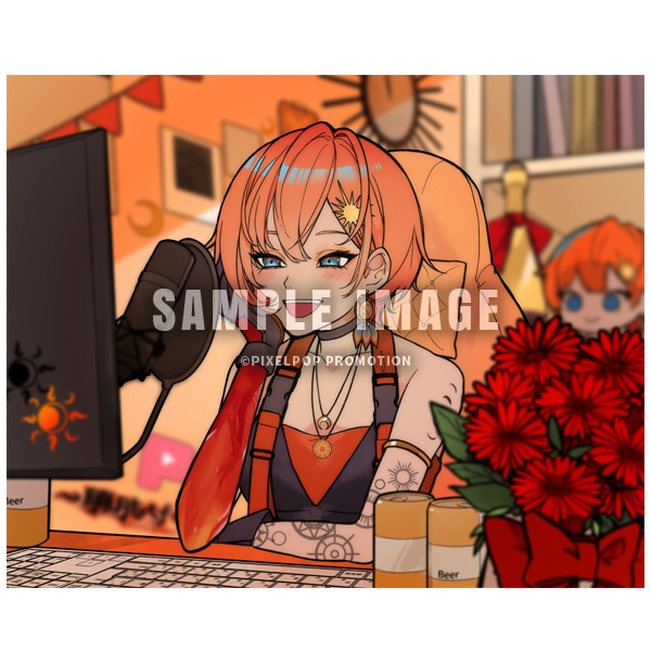 【暁月ヒバナ】キャンバスボード2024 「PM6:00」【受注生産】