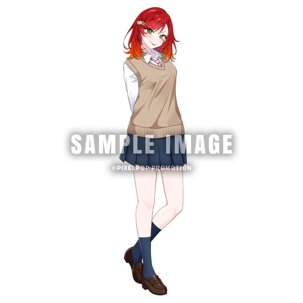 【Murra】へそがく!!!アクリルスタンド Murra 女子高生Ver.【受注生産】