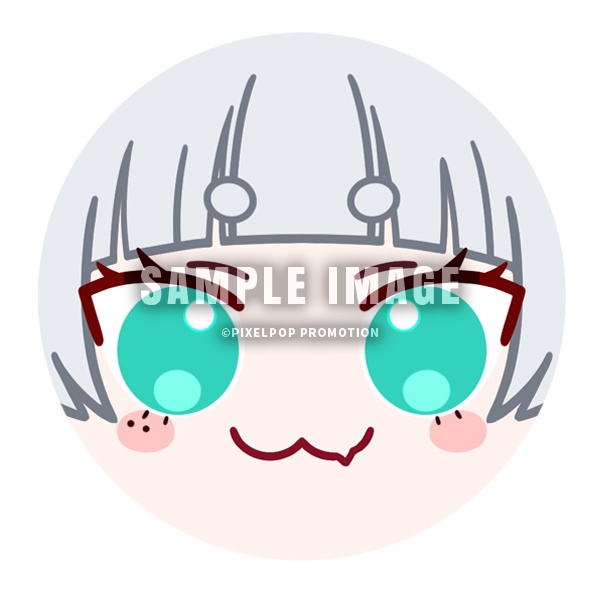 【大萩キタ】ぷにぷに缶バッジ【受注生産】