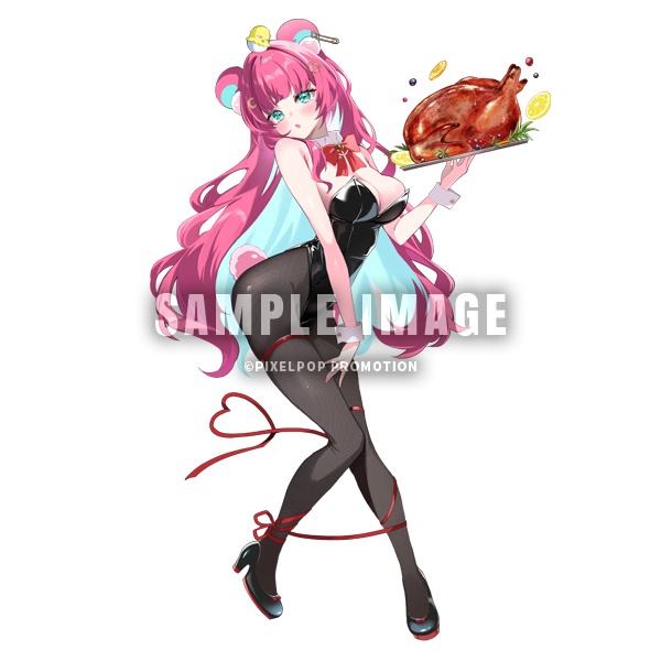 【くまのこぴぴこ】ベアガール アクリルスタンド【受注生産】