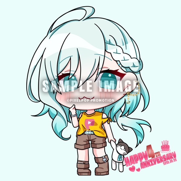 【4周年記念】ピクポTアクリルキーホルダー【受注生産】