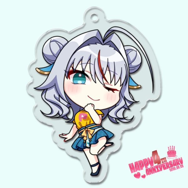 【4周年記念】ピクポTアクリルキーホルダー【受注生産】