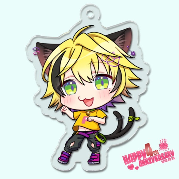 【4周年記念】ピクポTアクリルキーホルダー【受注生産】