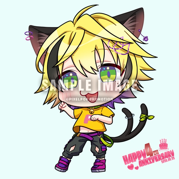 【4周年記念】ピクポTアクリルキーホルダー【受注生産】