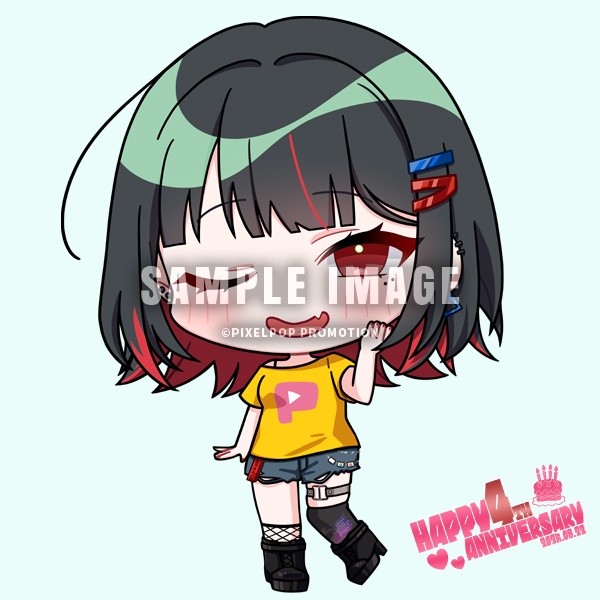 【4周年記念】ピクポTアクリルキーホルダー【受注生産】