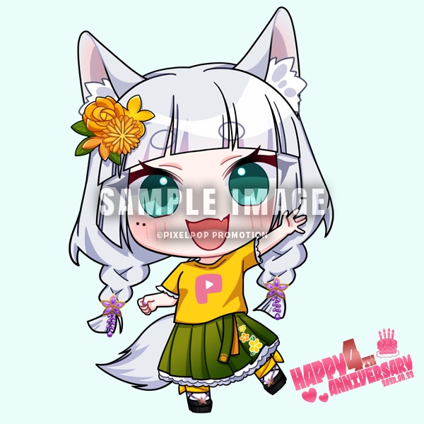 【4周年記念】ピクポTアクリルキーホルダー【受注生産】