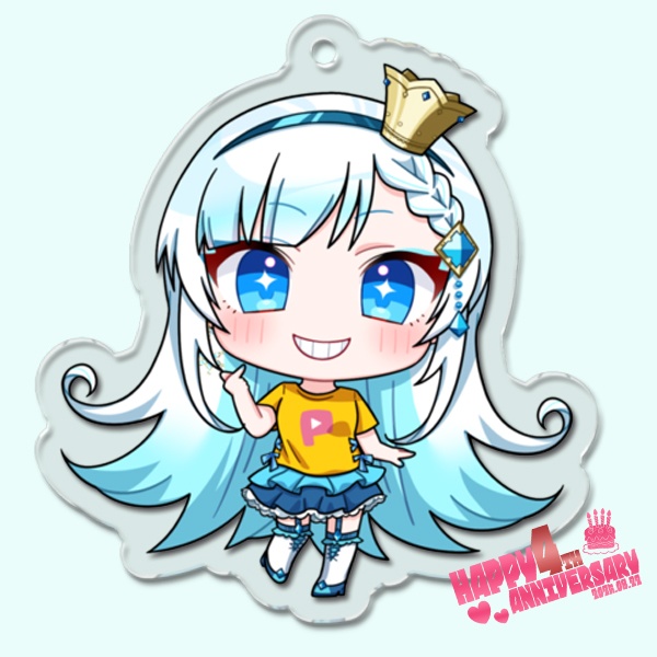 【4周年記念】ピクポTアクリルキーホルダー【受注生産】