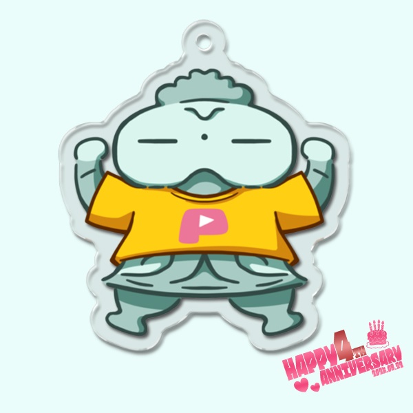 【4周年記念】ピクポTアクリルキーホルダー【受注生産】