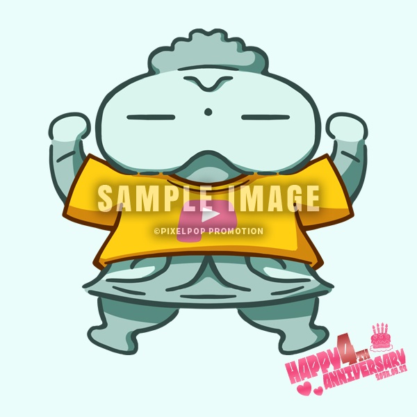 【4周年記念】ピクポTアクリルキーホルダー【受注生産】