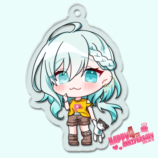 【4周年記念】ピクポTアクリルキーホルダー【受注生産】