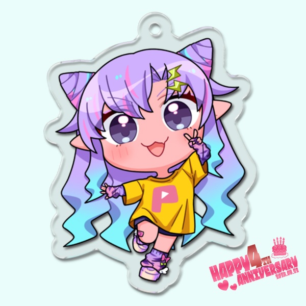 【4周年記念】ピクポTアクリルキーホルダー【受注生産】