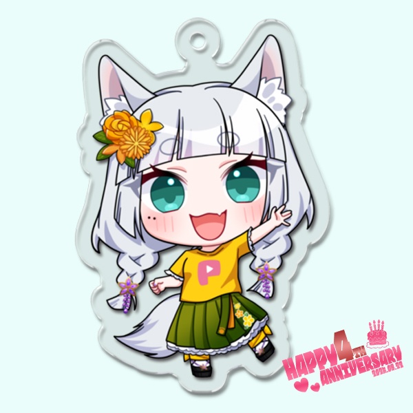 【4周年記念】ピクポTアクリルキーホルダー【受注生産】