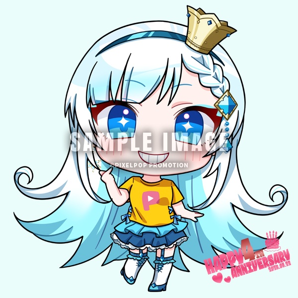 【4周年記念】ピクポTアクリルキーホルダー【受注生産】