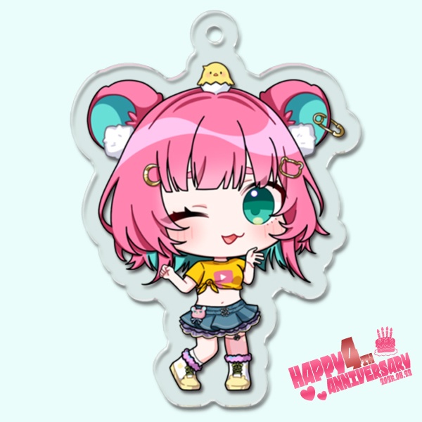 【4周年記念】ピクポTアクリルキーホルダー【受注生産】