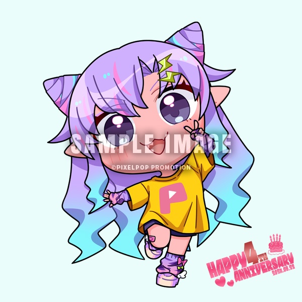 【4周年記念】ピクポTアクリルキーホルダー【受注生産】