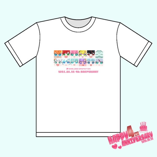 【4周年記念】4周年記念Tシャツ【受注生産】