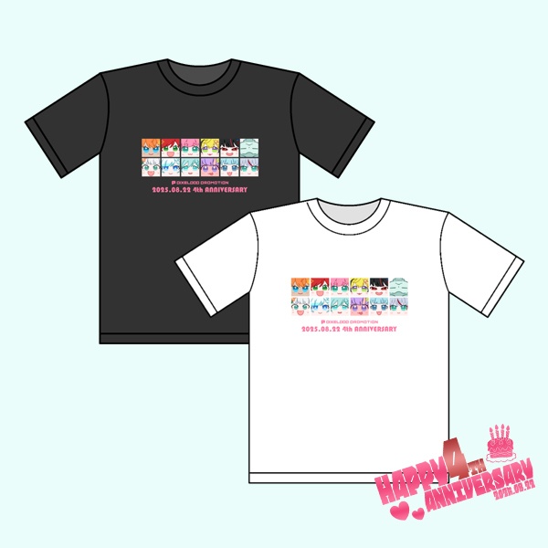 【4周年記念】4周年記念Tシャツ【受注生産】