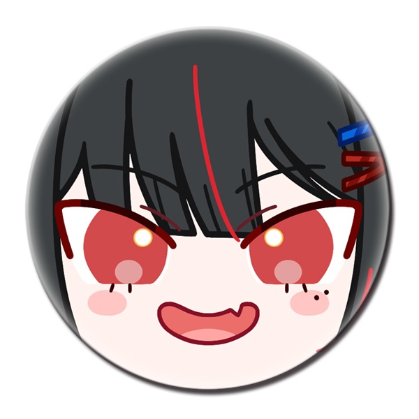 【煙火草れまこ】ぷにぷに缶バッジ【受注生産】