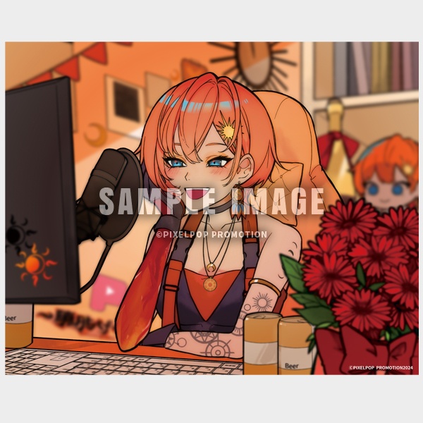 【暁月ヒバナ】キャンバスボード2024 「PM6:00」復刻【受注生産】