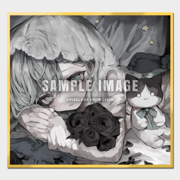 【祇城レイ】直筆サイン入り色紙【受注生産】
