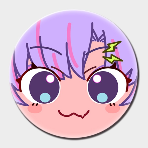 【おにもつもつに】ぷにぷに缶バッジ【受注生産】