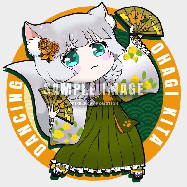 【大萩キタ】ダンシングキタ キャンバスバッグ【受注生産】