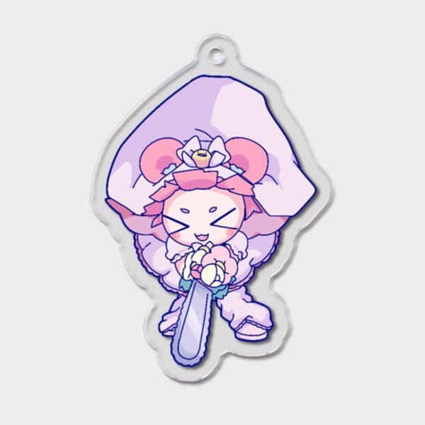 【くまのこぴぴこ】ガガガガチ恋！？？アクリルキーホルダー【受注生産】