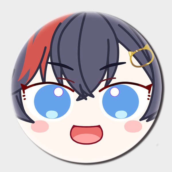 【宵宮怜織】ぷにぷに缶バッジ【受注生産】