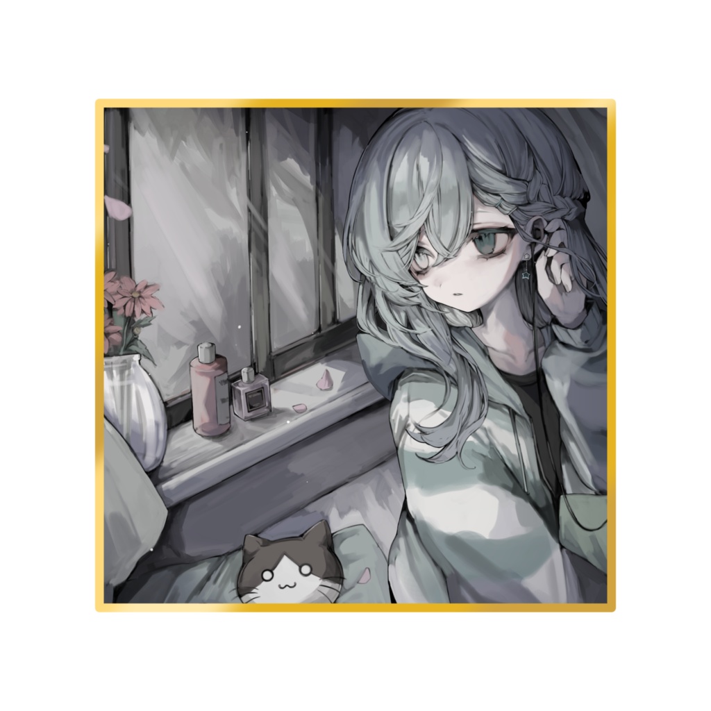 【祇城レイ】直筆サイン色紙【受注生産】