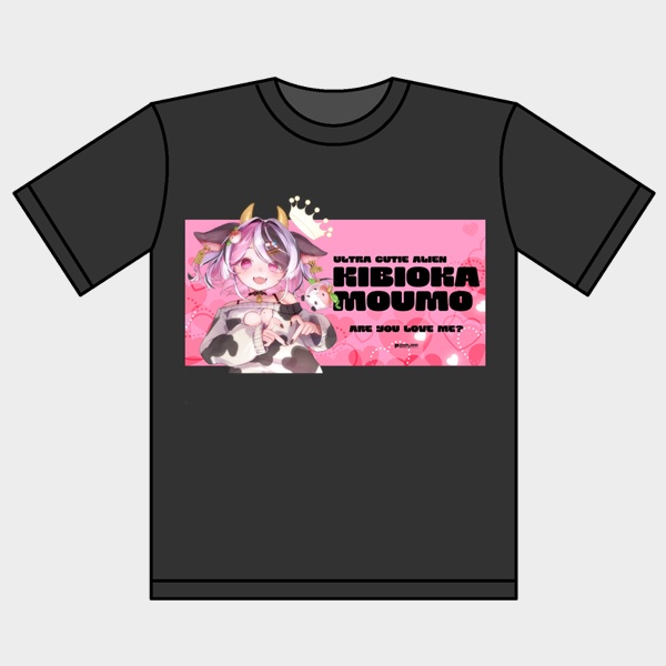 【吉備岡もぅも】らぶりーもぅも オリジナルTシャツ