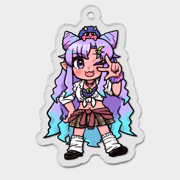 【ピクポ5期生】宀于ʖˋズッ`⊂も★JK アクリルキーホルダー【受注生産】