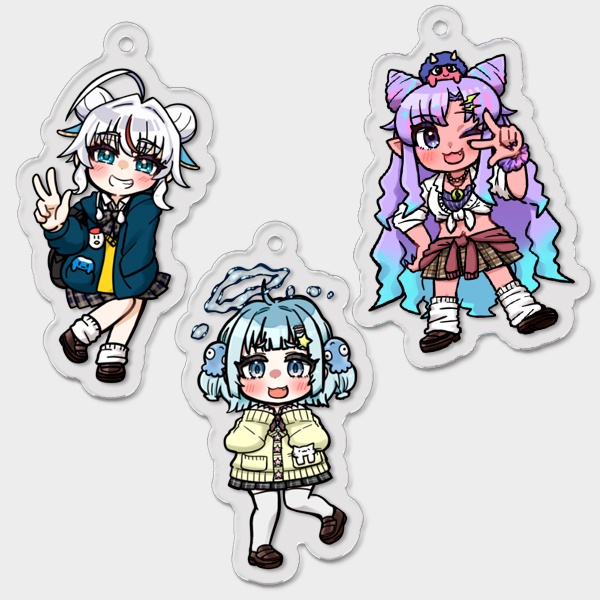【ピクポ5期生】宀于ʖˋズッ`⊂も★JK アクリルキーホルダー【受注生産】