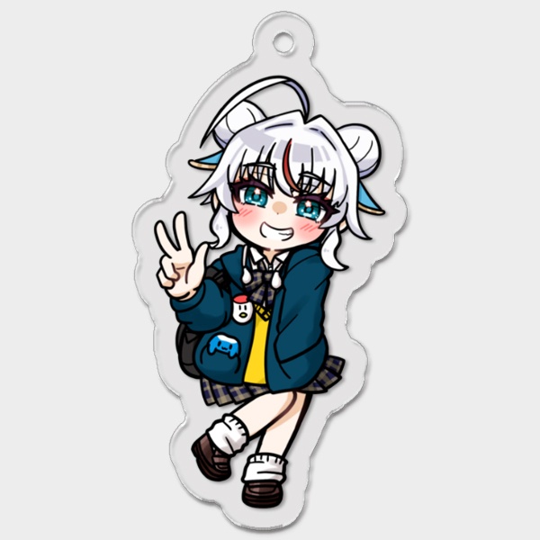 【ピクポ5期生】宀于ʖˋズッ`⊂も★JK アクリルキーホルダー【受注生産】