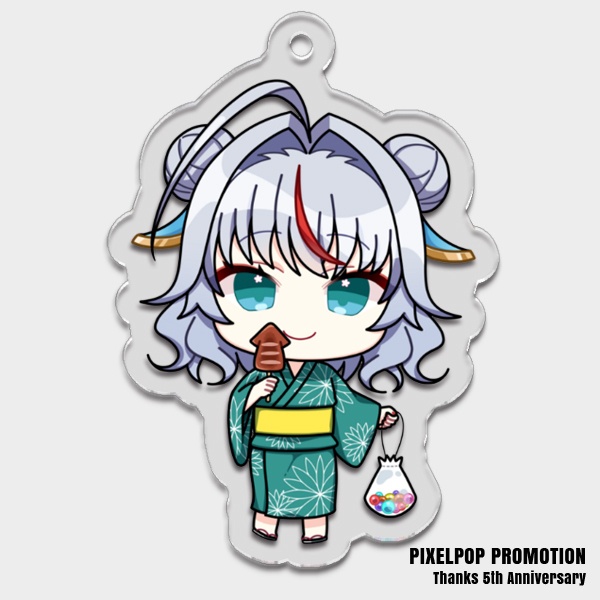 【ピクポ5周年】ピクメンSUMMERミニキャラアクリルキーホルダー【受注生産】
